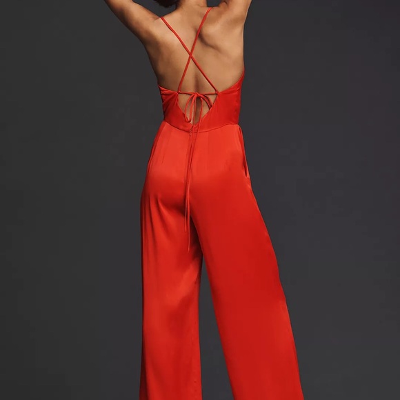 NEW Anthropologie Cowl Neck Jumpsuit - Picture 2 of 8